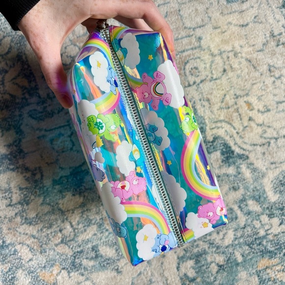 Care Bears X Skinny Dip London Rainbow Cosmetic Bag Clouds Fun Girly Cartoon - Picture 5 of 5